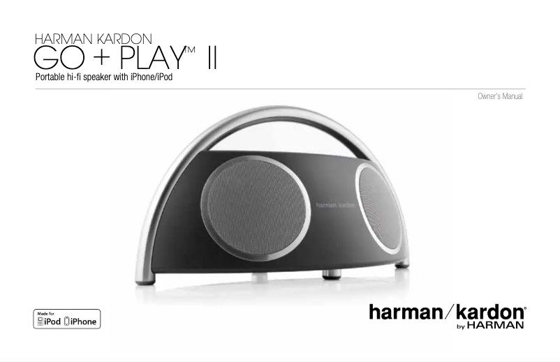 Página 1 del manual Manual de usuario Harman Kardon Go + Play II