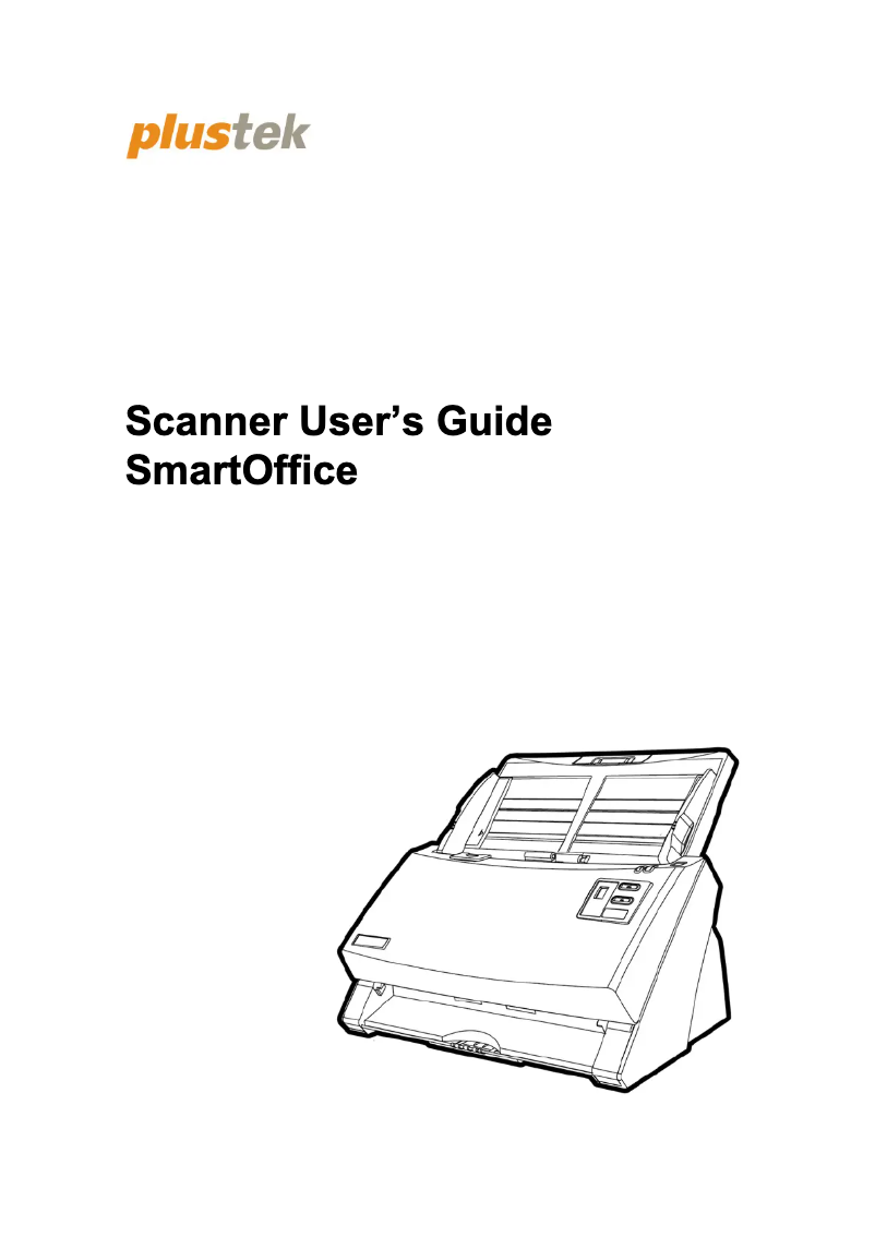 Page n°1 - Manuel utilisateur Plustek SmartOffice PS3180U