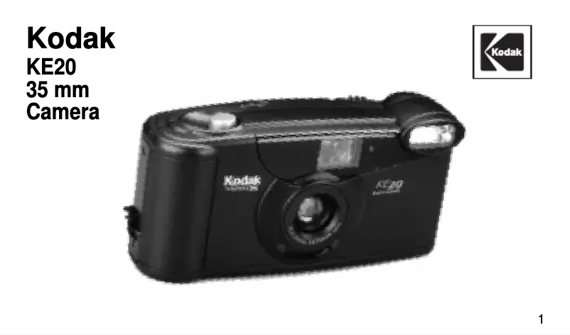 Image de la première page du manuel de l'appareil KE20