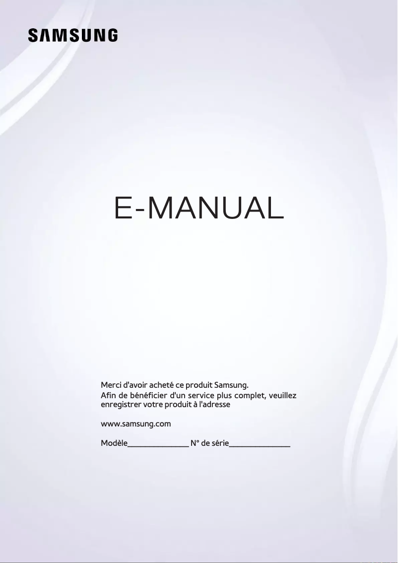 Page n°1 - Manuel utilisateur Samsung UE88JS9500T