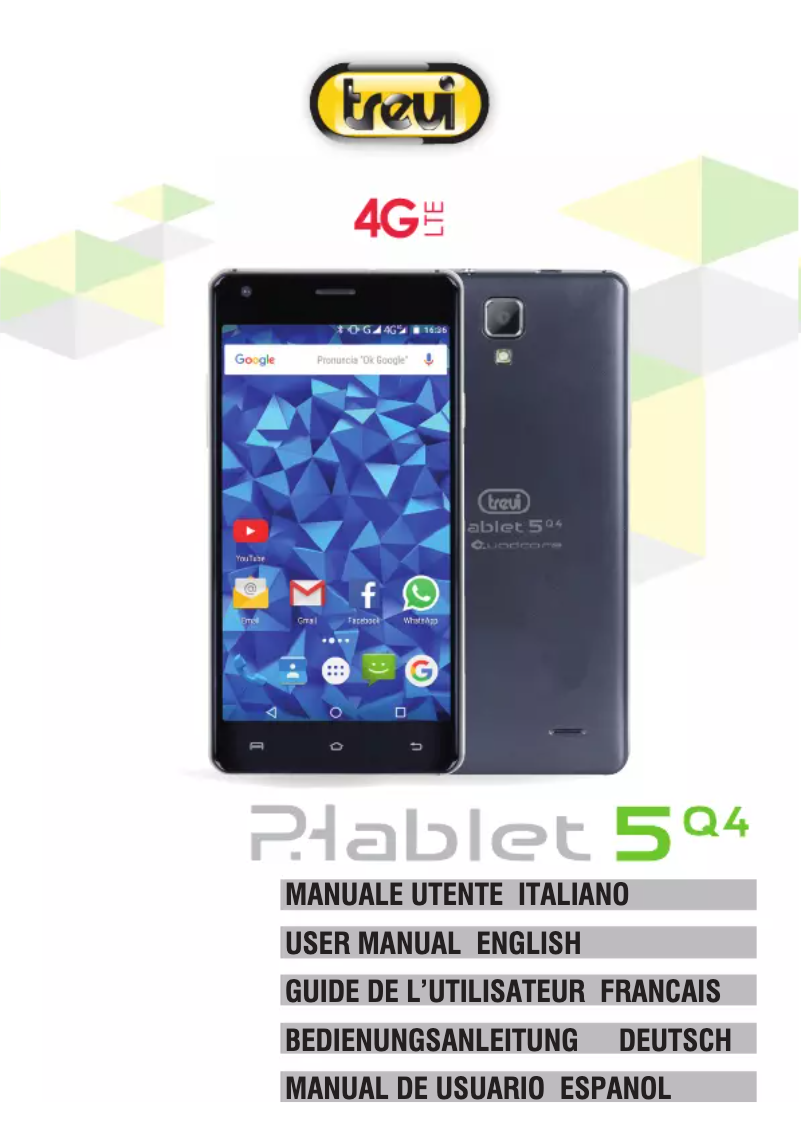 Page n°1 - Manuel utilisateur Trevi Phablet 5 Q4