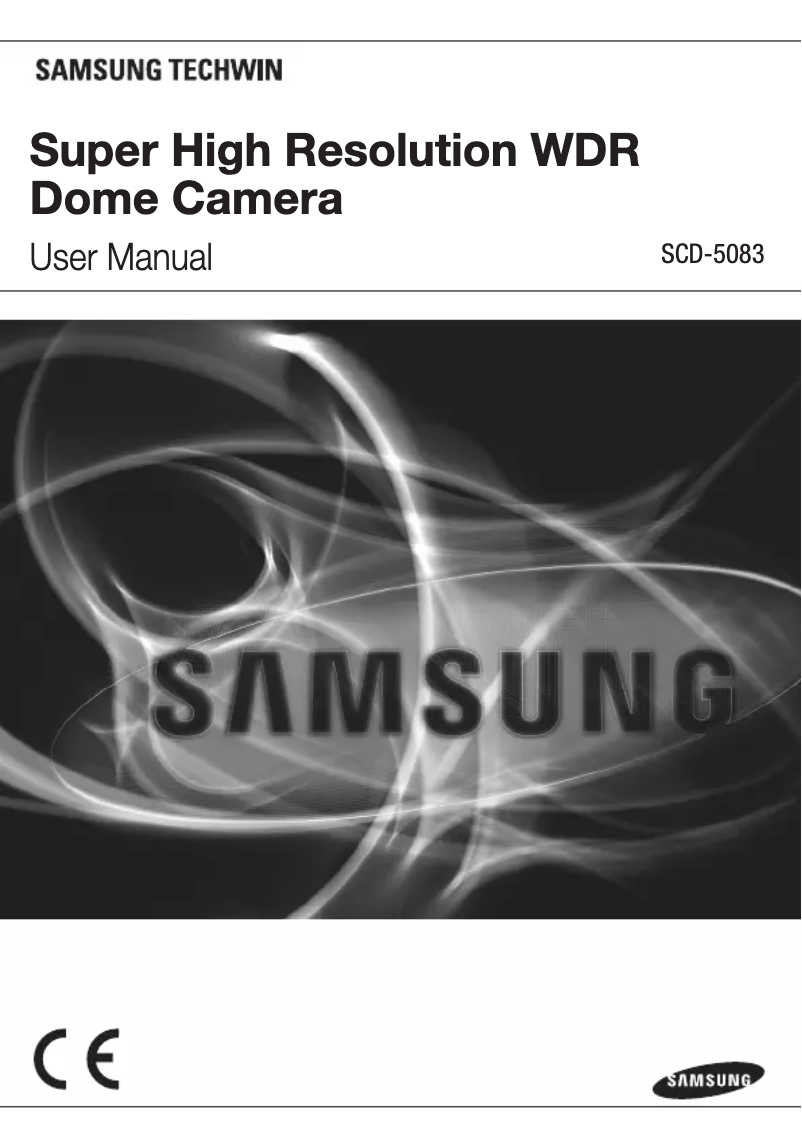 Image de la première page du manuel de l'appareil SCD-5083