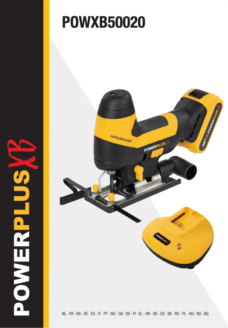 Image de la première page du manuel de l'appareil POWXB50020