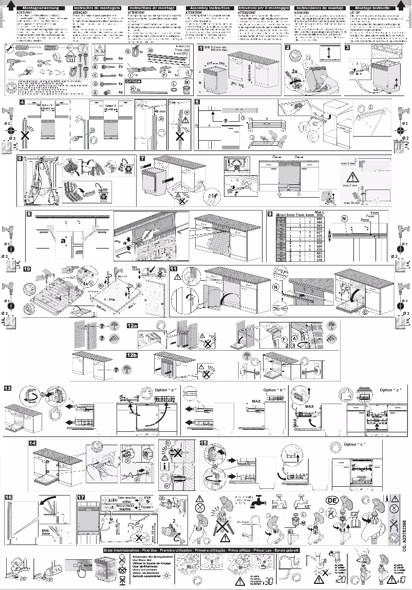 Image de la première page du manuel de l'appareil GA60GLISSP