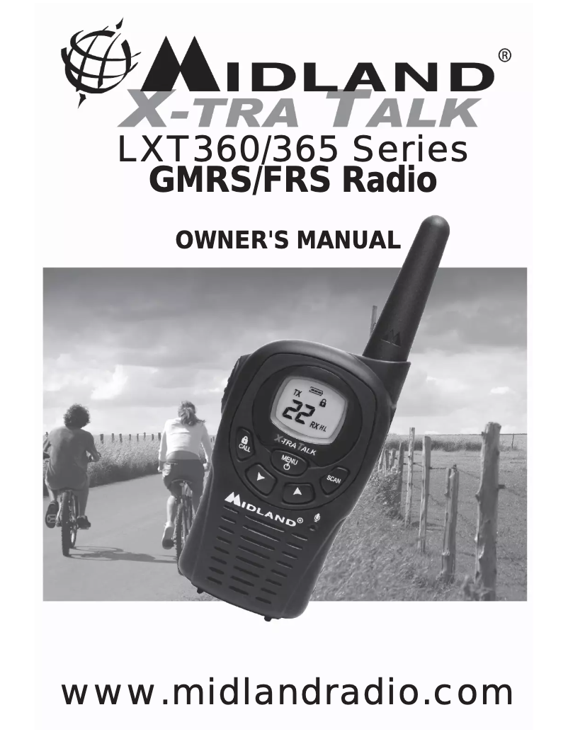 Page n°1 - Manuel utilisateur Midland LXT360VP3