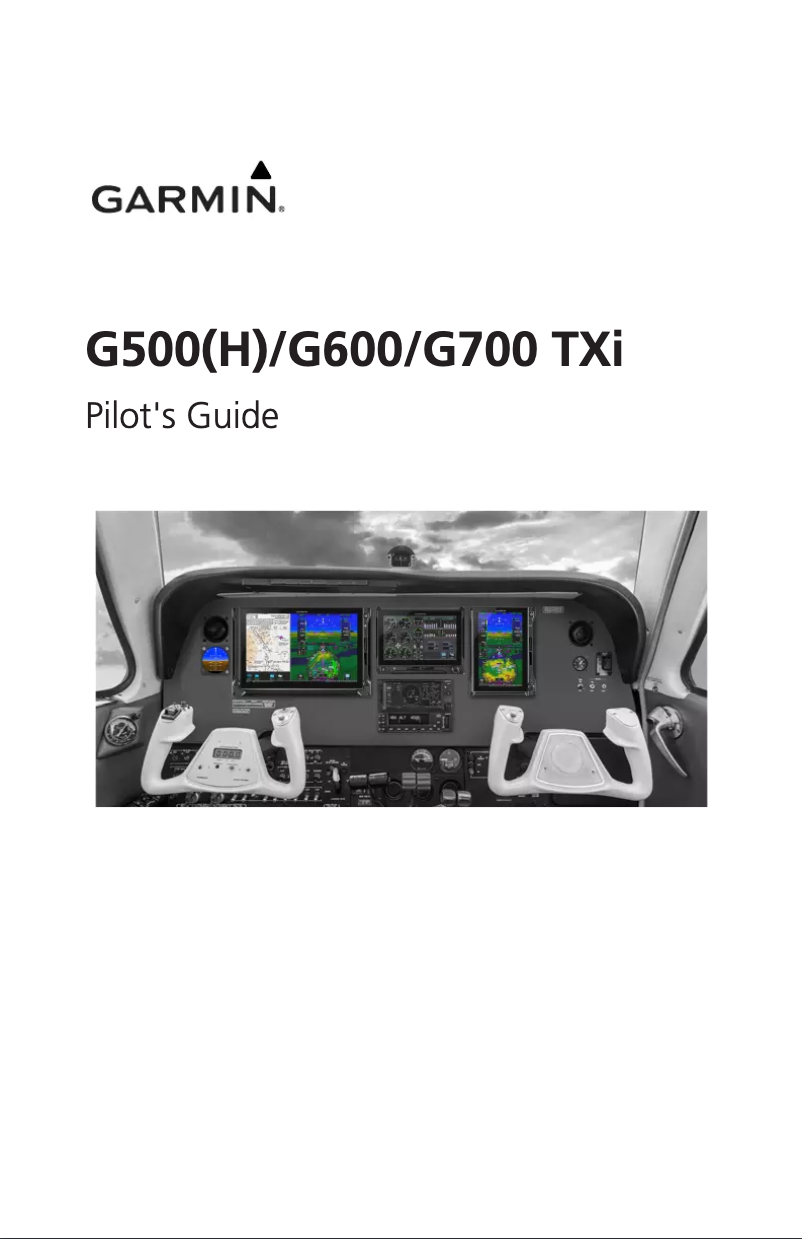Page n°1 - Manuel utilisateur Garmin G700 TXi