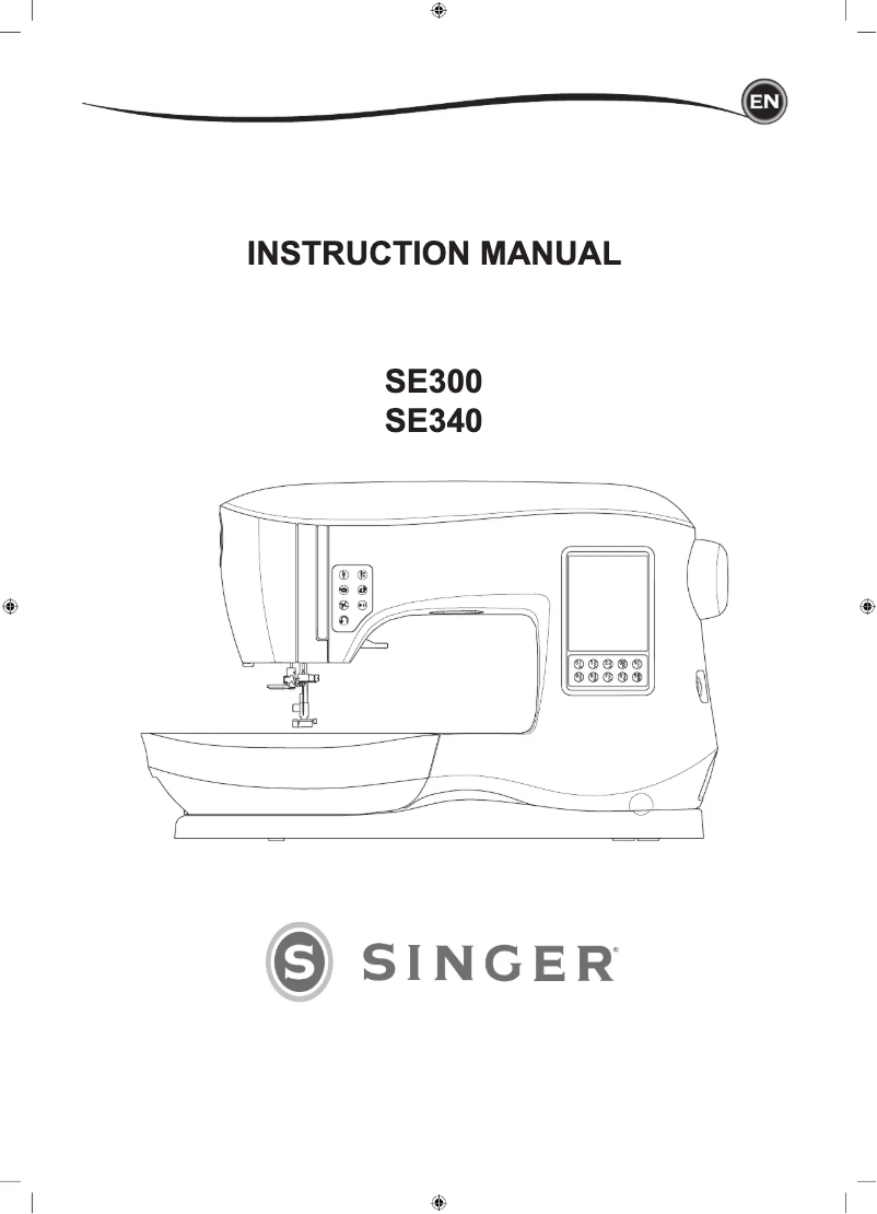 Page n°1 - Manuel utilisateur Singer SE300