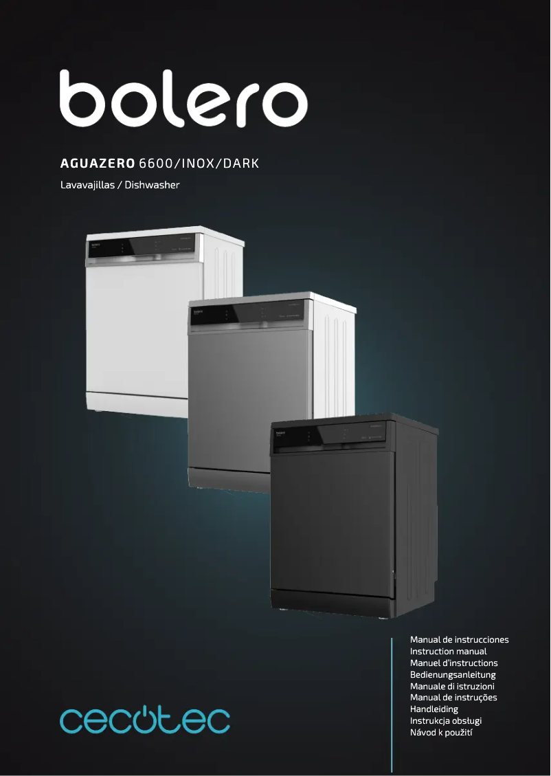 Page 1 de la notice Manuel utilisateur Cecotec Bolero Aguazero 6600