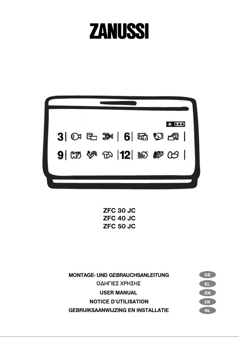 Page 1 de la notice Manuel utilisateur Zanussi ZFC 40