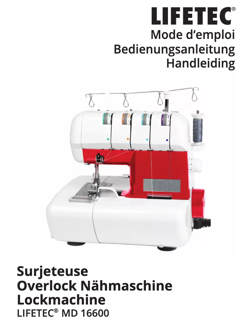 Page n°1 - Manuel utilisateur Lifetec MD 16600