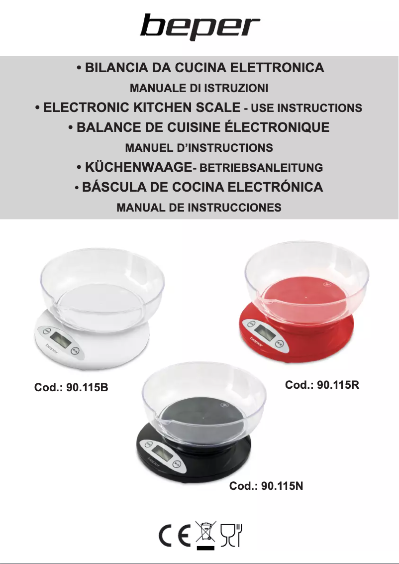 Imagen de la primera página del manual del dispositivo 90.115N