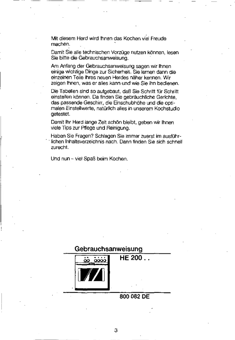 Page n°1 - Manuel utilisateur Siemens HE20020