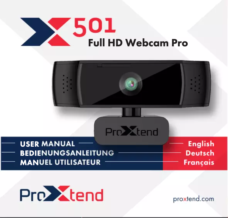 Page n°1 - Manuel utilisateur ProXtend X501