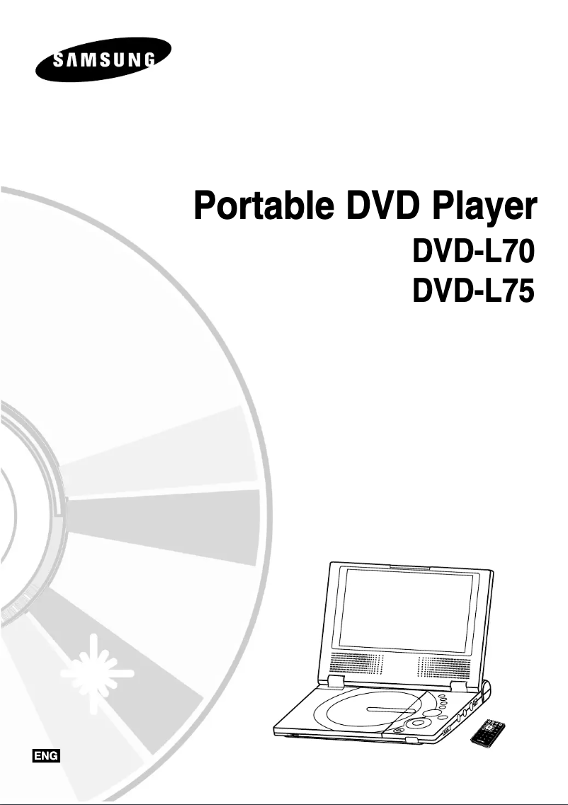 Page 1 de la notice Manuel utilisateur Samsung DVD-L75