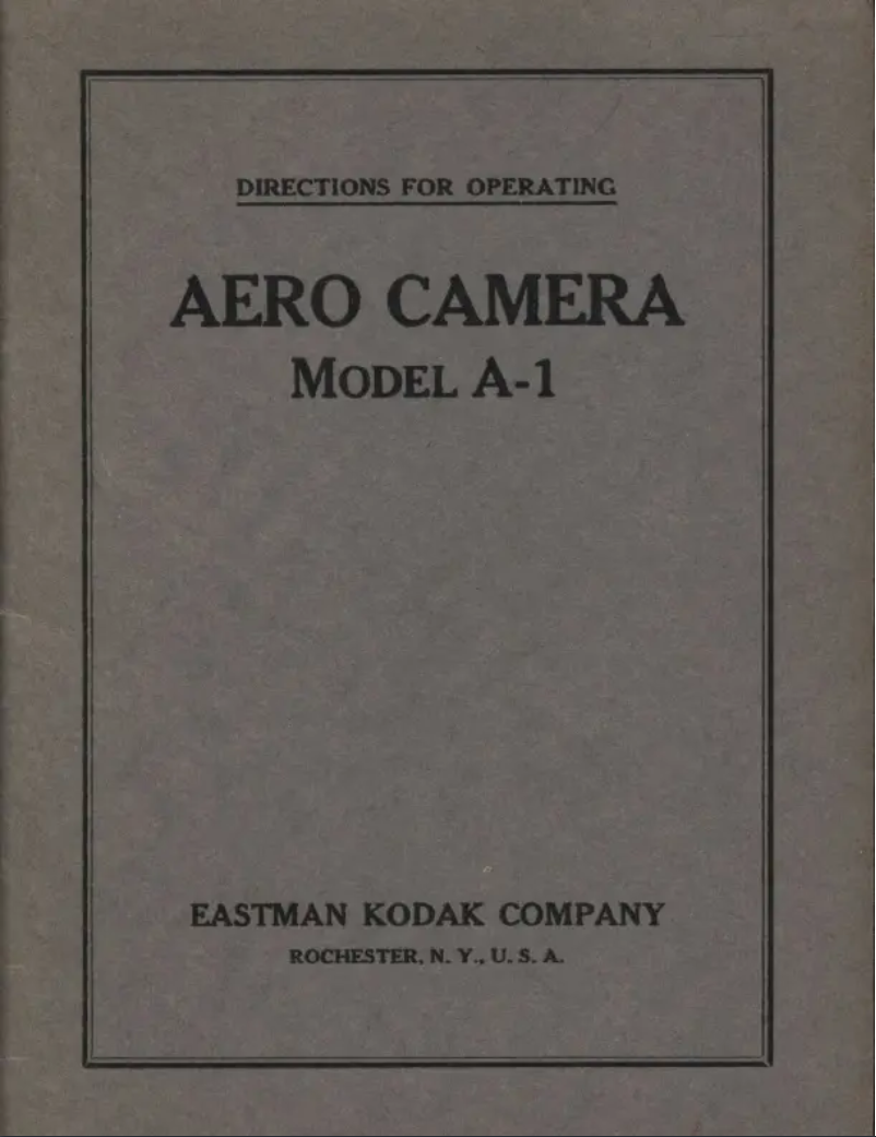 Page 1 de la notice Manuel utilisateur Kodak Aero A1