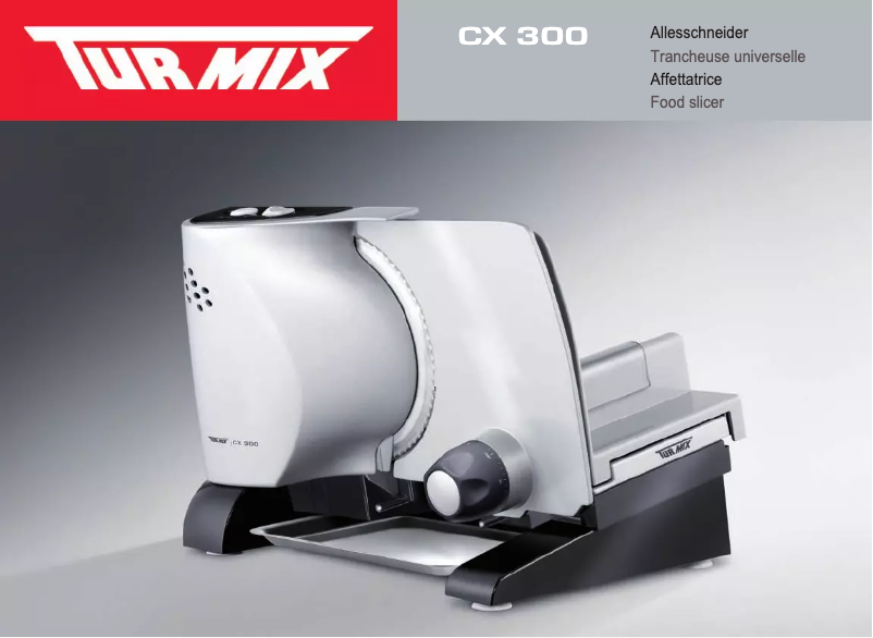 Image de la première page du manuel de l'appareil CX 300