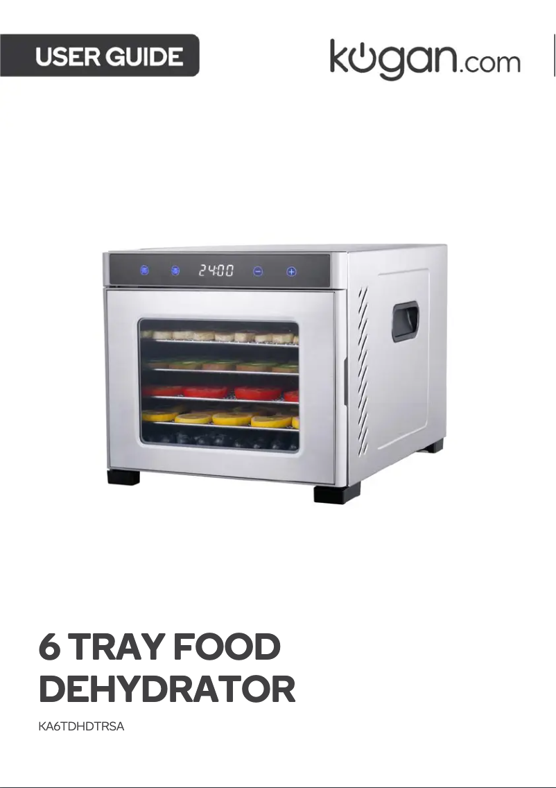 Image de la première page du manuel de l'appareil KA6TDHDTRSA