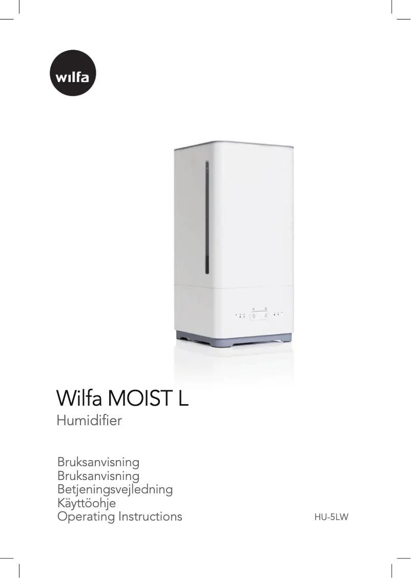 Page n°1 - Manuel utilisateur Wilfa Moist L HU-5LW
