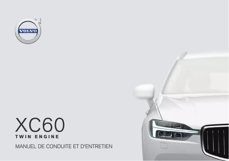 Image de la première page du manuel de l'appareil XC60 Twin Engine (2018)