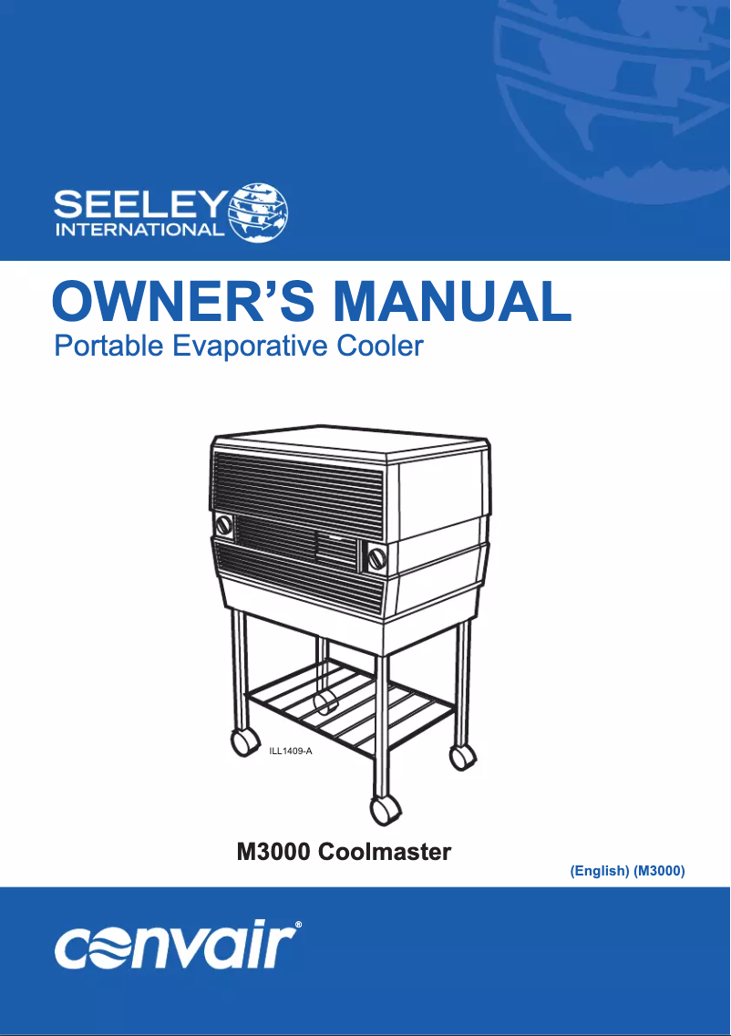 Página 1 del manual Manual de usuario Convair M3000 Coolmaster ILL1409-A