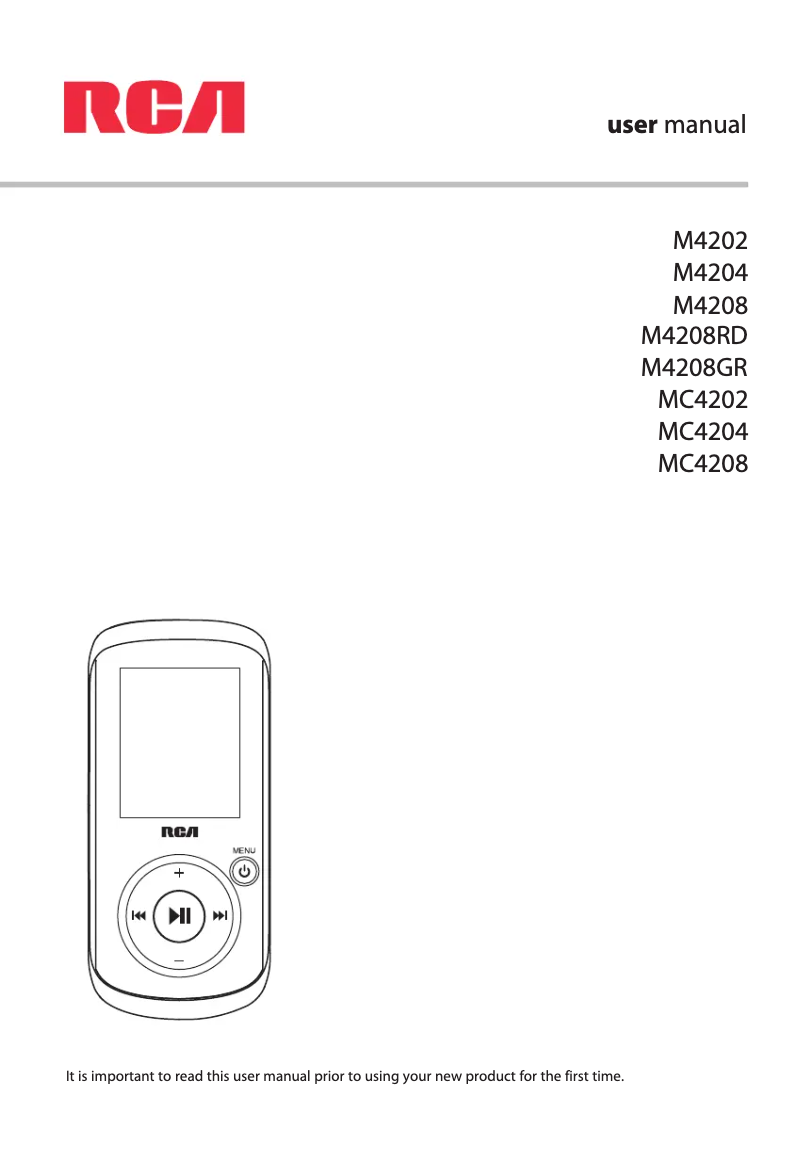 Image de la première page du manuel de l'appareil Opal M4208