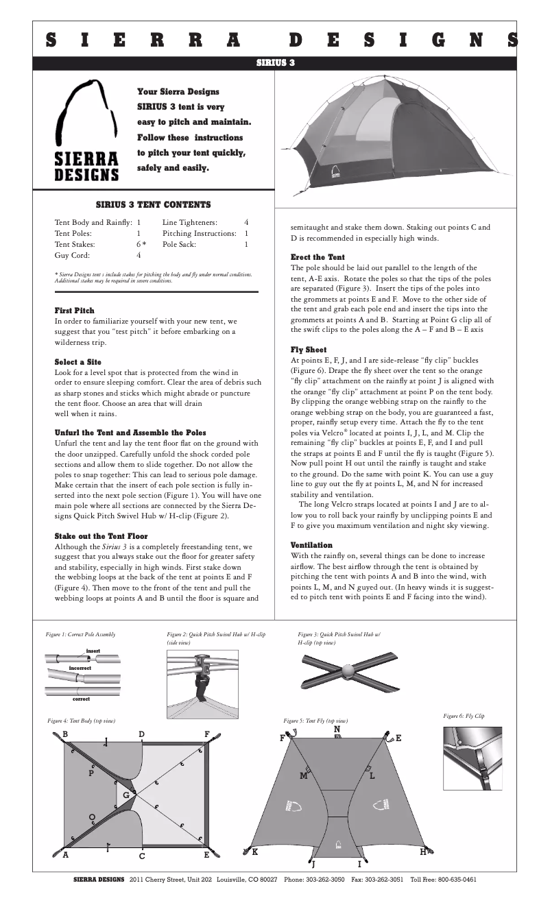 Imagen de la primera página del manual del dispositivo Sirius 3