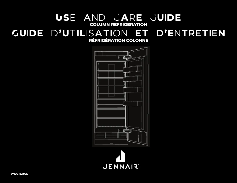 Page n°1 - Guide d'installation JennAir JBRFR36IGX
