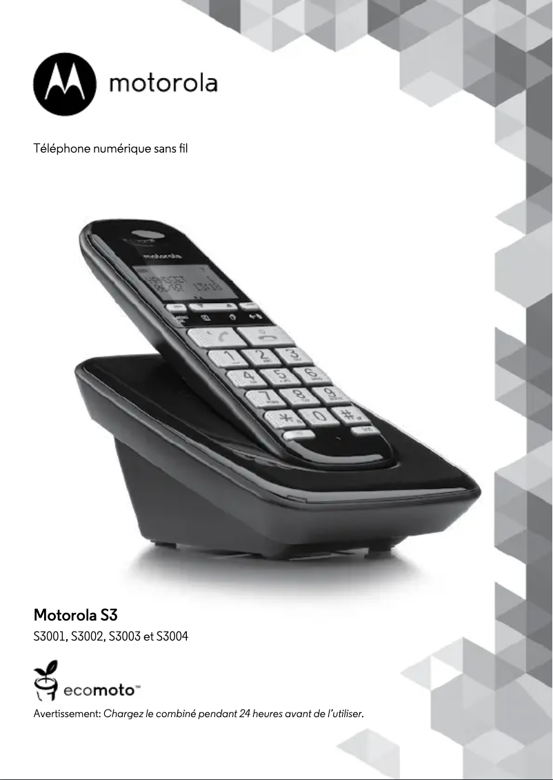 Imagen de la primera página del manual del dispositivo S3001