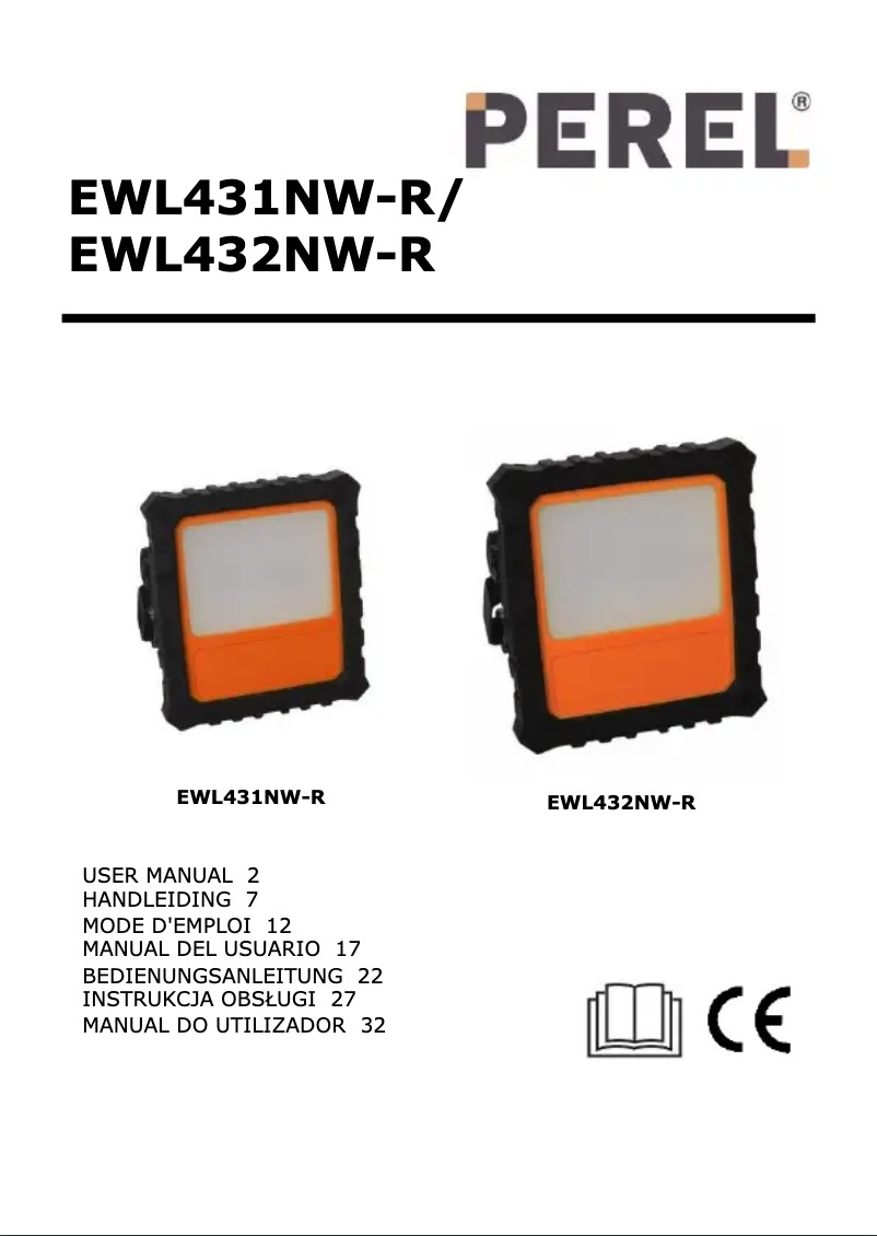 Page n°1 - Manuel utilisateur Perel EWL432NW-R