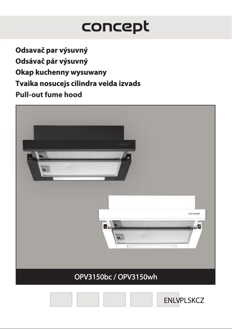 Page 1 de la notice Manuel utilisateur Concept OPV3150BC