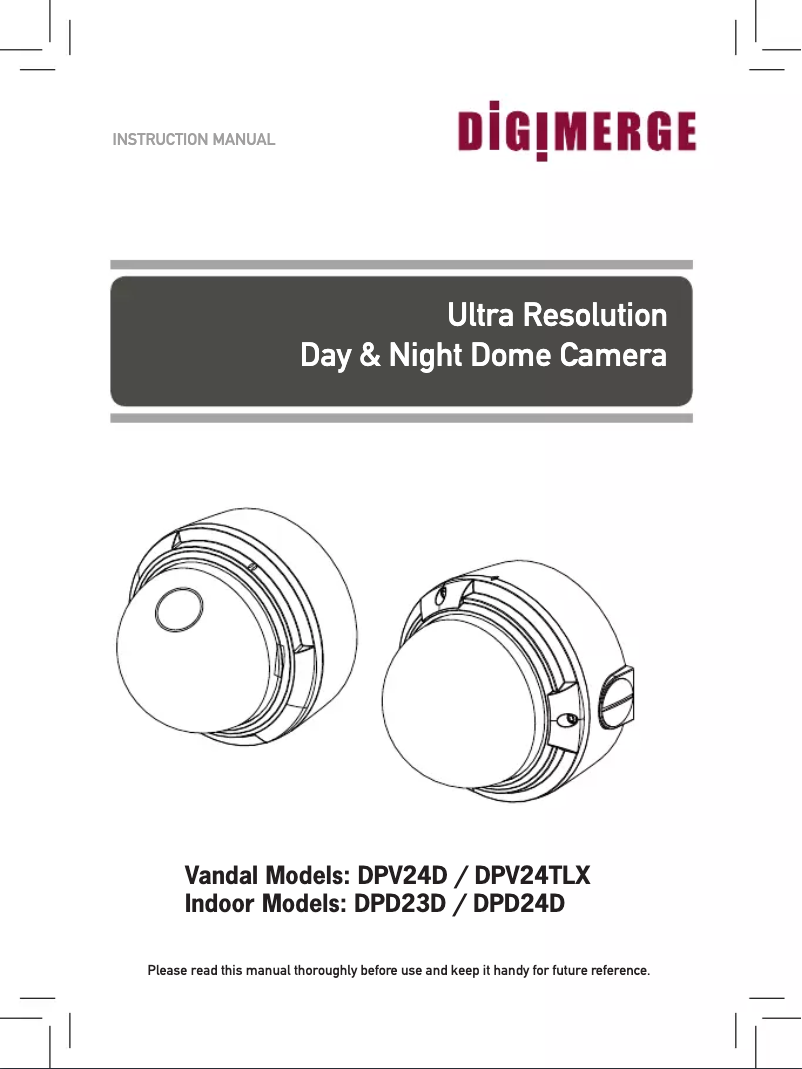 Image de la première page du manuel de l'appareil DPD24D