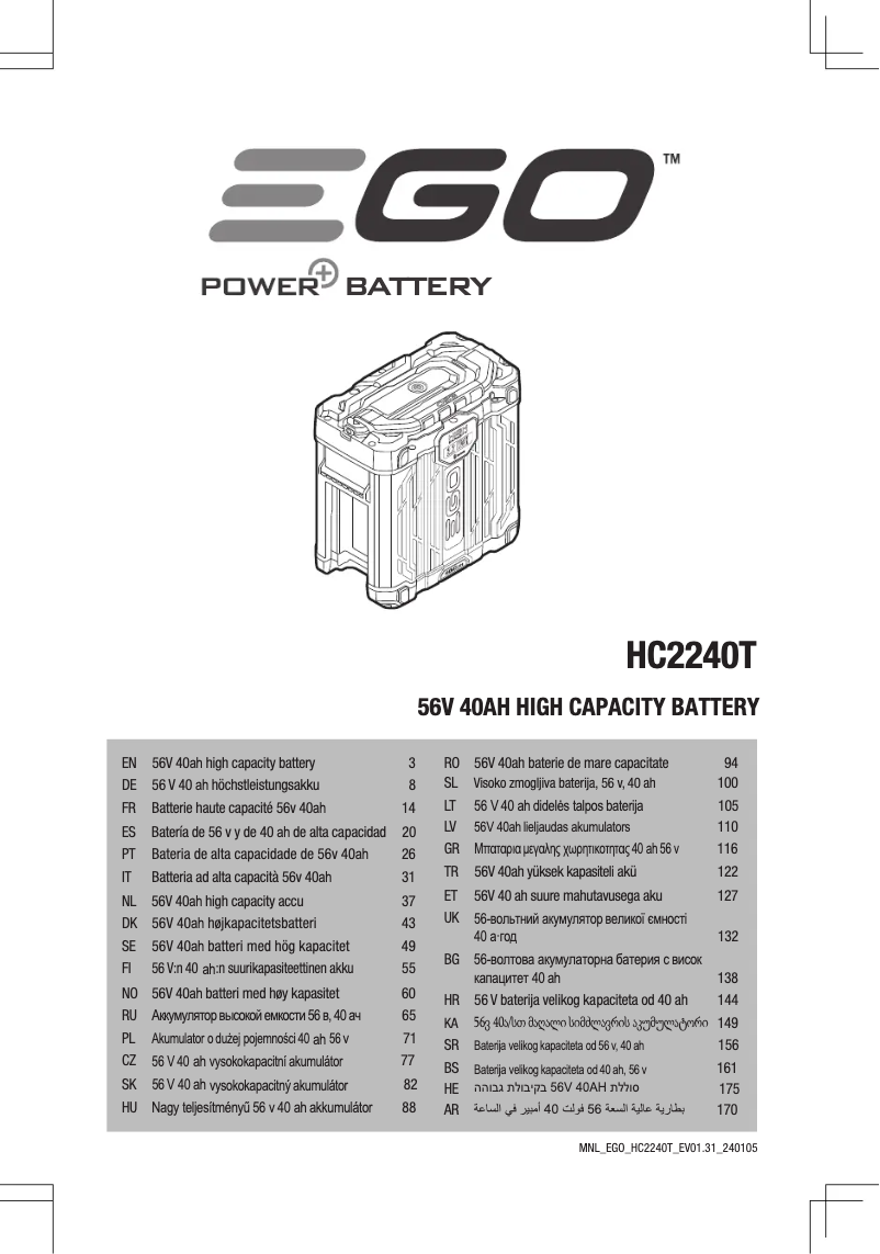 Image de la première page du manuel de l'appareil PGX1401PB