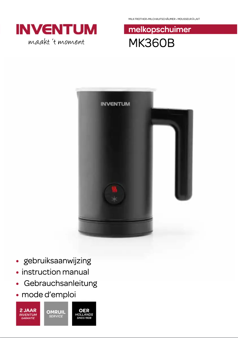 Image de la première page du manuel de l'appareil MK360B