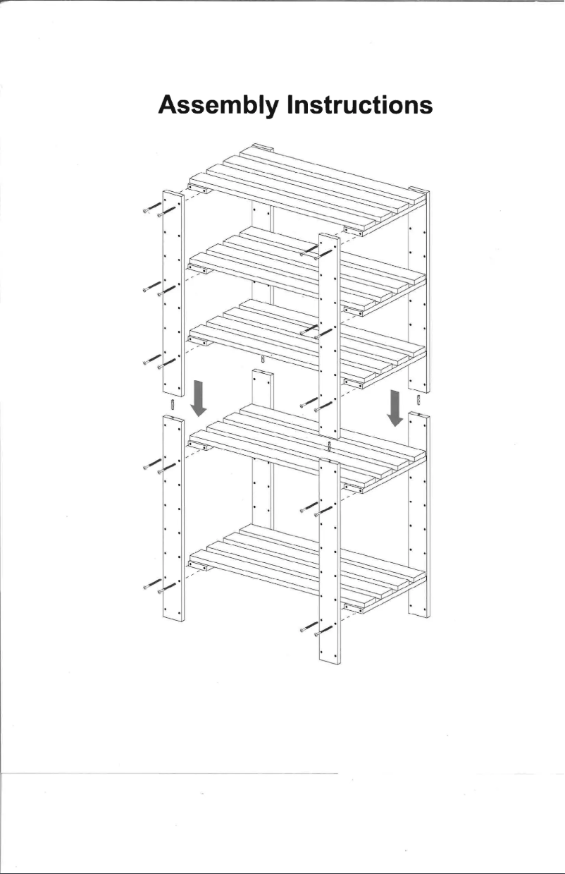 Page 1 de la notice Manuel utilisateur JYSK Pine (77x32x152)