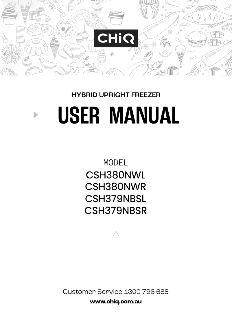 Imagen de la primera página del manual del dispositivo CSH379NBSR