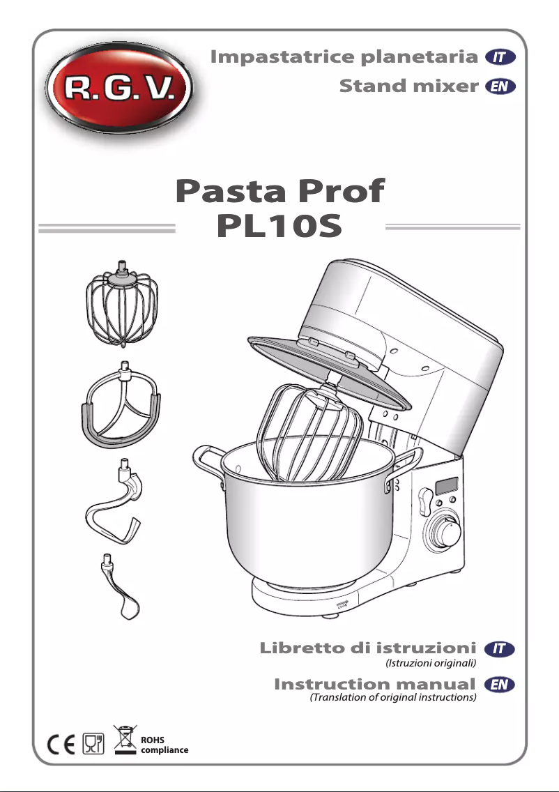 Page n°1 - Manuel utilisateur RGV PL10S