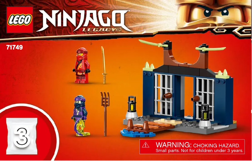 Image de la première page du manuel de l'appareil Ninjago 71749
