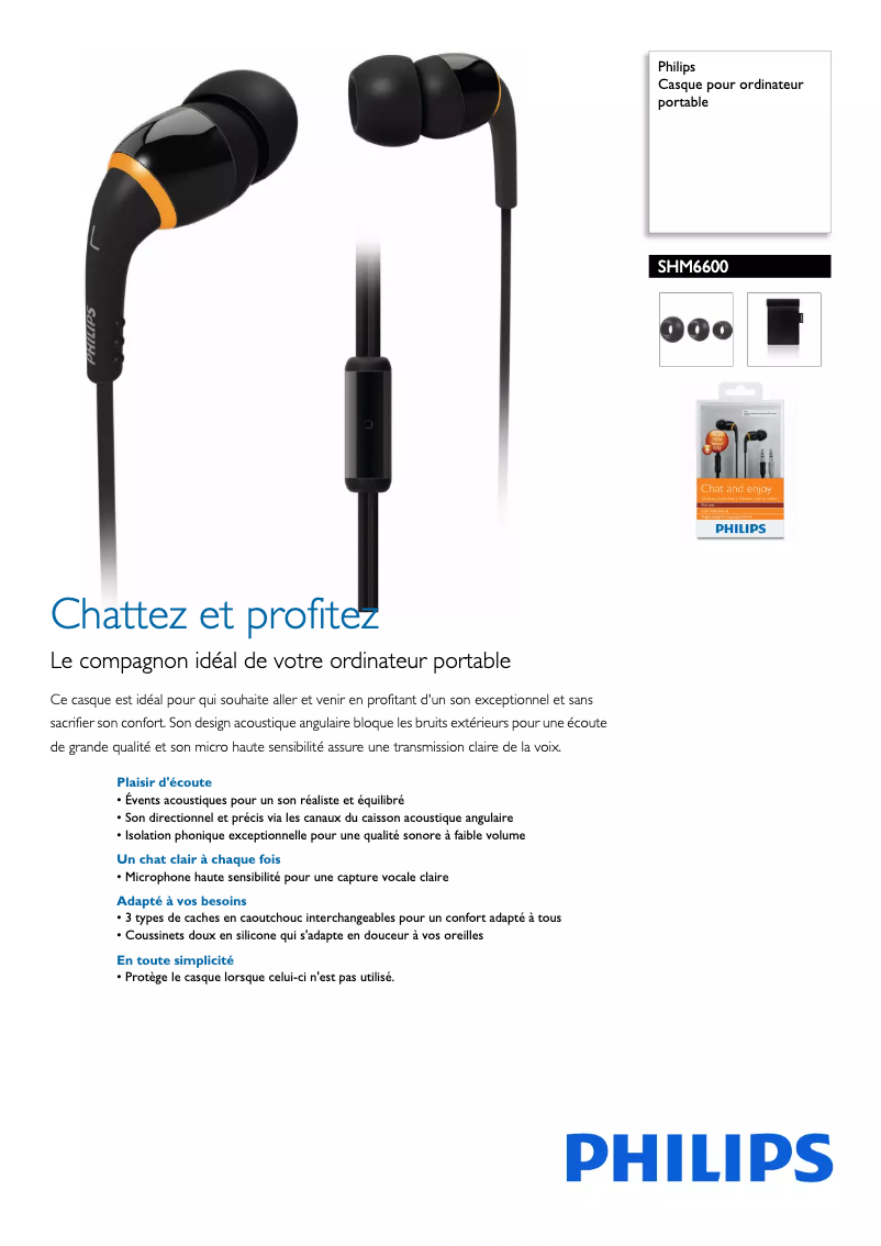 Image de la première page du manuel de l'appareil SHM6600