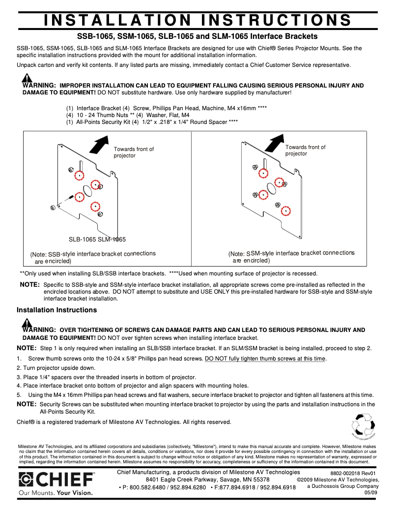 Image de la première page du manuel de l'appareil RPMA1065