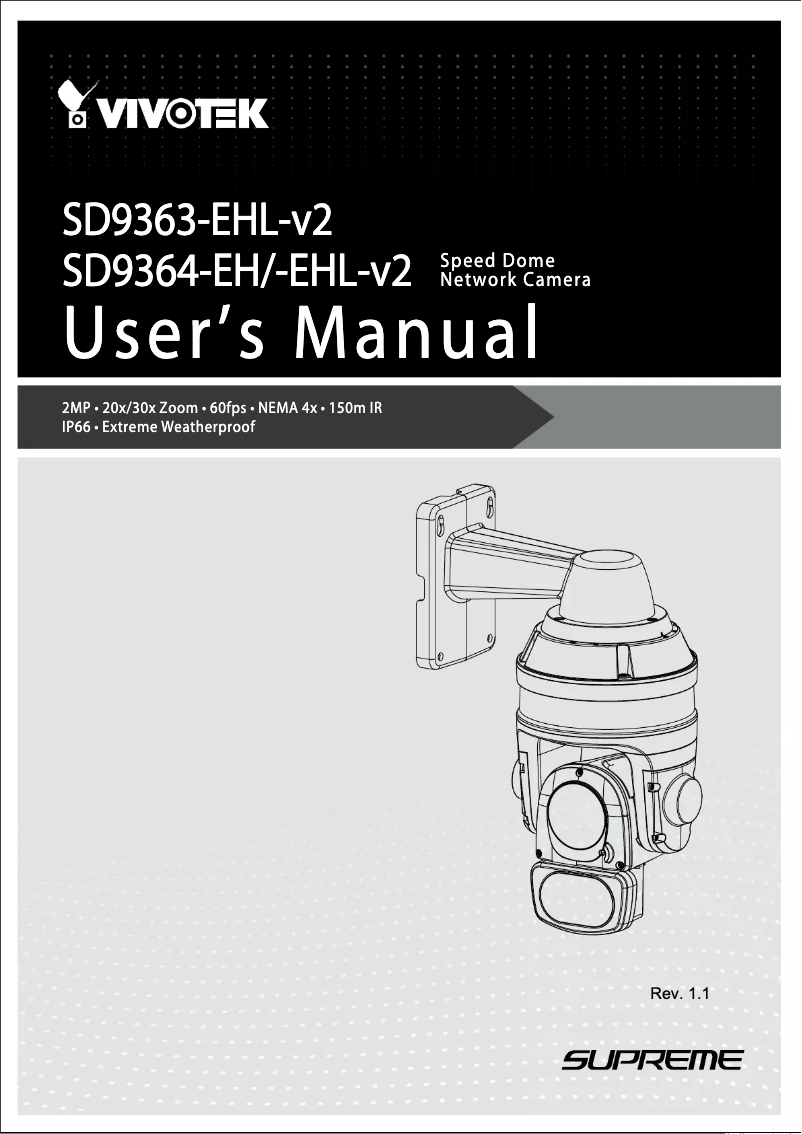 Image de la première page du manuel de l'appareil SD9394-EHL