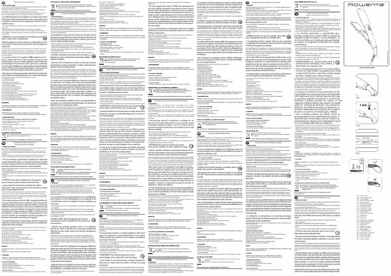 Page 1 de la notice Manuel utilisateur Rowenta Express Style XL SF1920