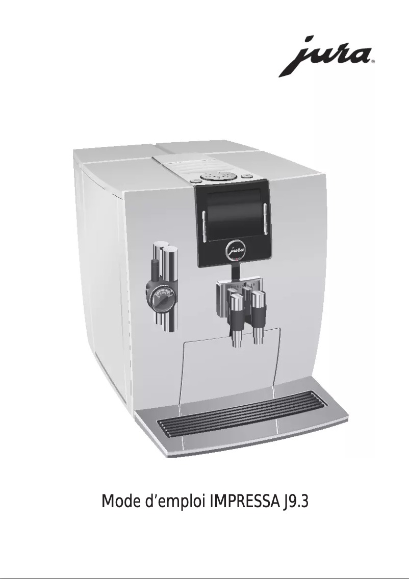 Page 1 de la notice Manuel utilisateur Jura Impressa J9.3