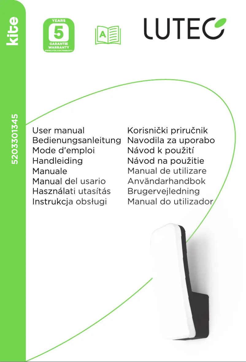 Page 1 de la notice Manuel utilisateur Lutec Kite