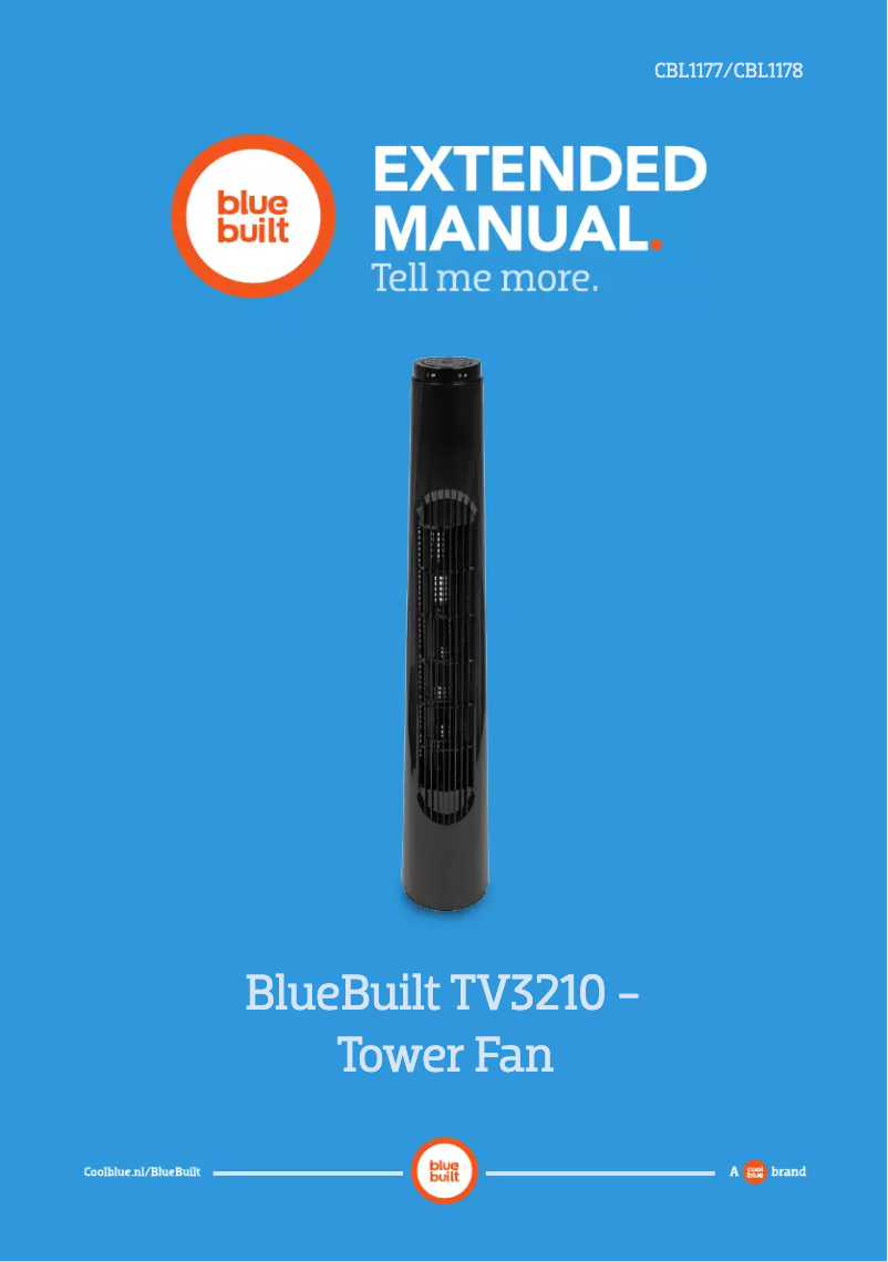 Page 1 de la notice Manuel utilisateur BlueBuilt TV3210