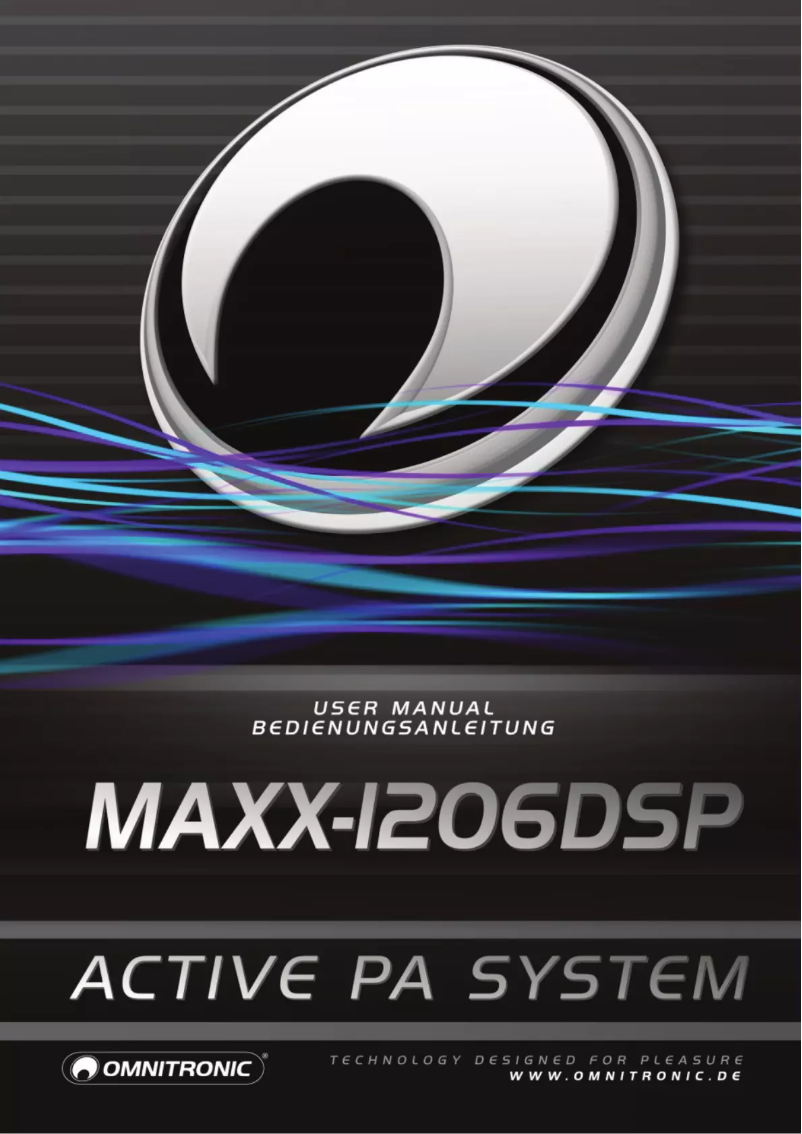Page n°1 - Manuel utilisateur Omnitronic MAXX-1206DSP