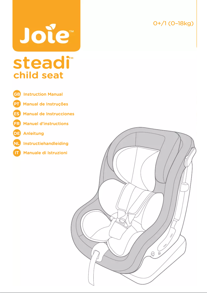 Page 1 de la notice Manuel utilisateur Joie Steadi