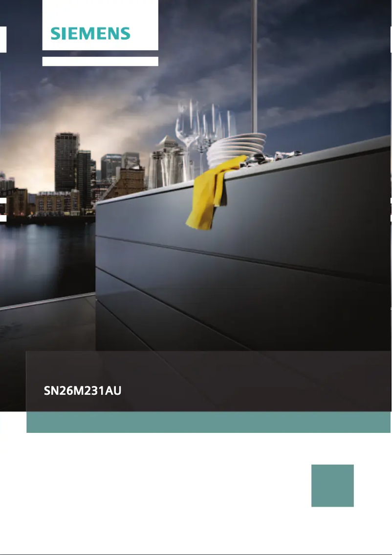 Image de la première page du manuel de l'appareil SN26M831AU