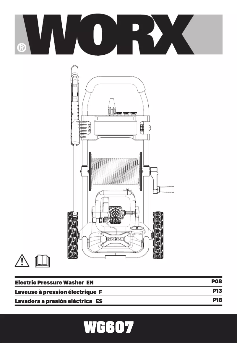 Page 1 de la notice Manuel utilisateur Worx WG607