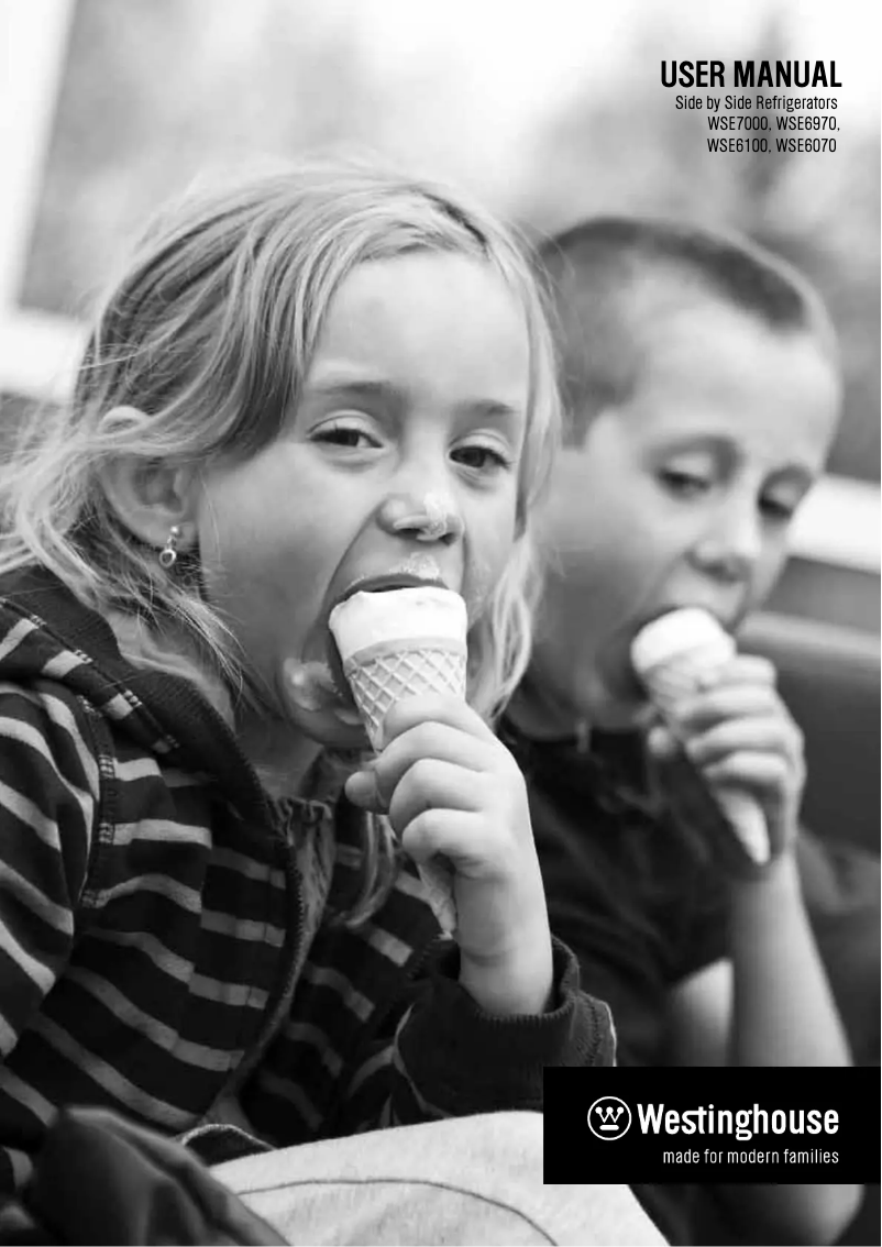 Page 1 de la notice Mode d'emploi Westinghouse WSE6100WF