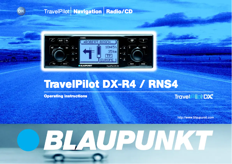 Imagen de la primera página del manual del dispositivo Travelpilot DX RNS-4